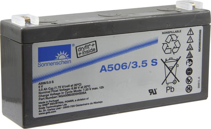 Actual product image XCell Lead-acid battery suitable for Fresenius MCM ProGramm II (1 pcs., 3500 mAh, Rechargeable battery)