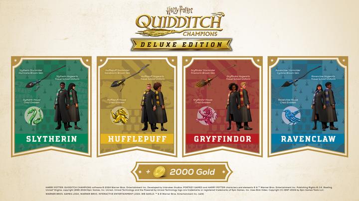 Actual product image WB Harry Potter: Quidditch Champions (Deluxe Edition) (Code in Box) (Switch, Switch Lite, Switch OLED, EN)