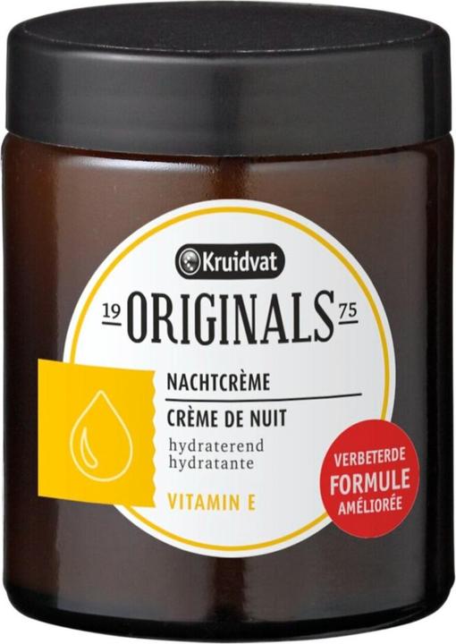 Actual product image Kruidvat Originals Vitamin E Moisturising Night Cream 100 ml (100 ml, Night cream)