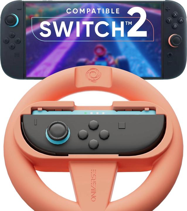 Produktbild Oniverse 4er-Set Racing-Lenkräder für Nintendo Switch™ & Switch 2™ - Gaming-Zubehör (Switch 2, Switch OLED, Switch)