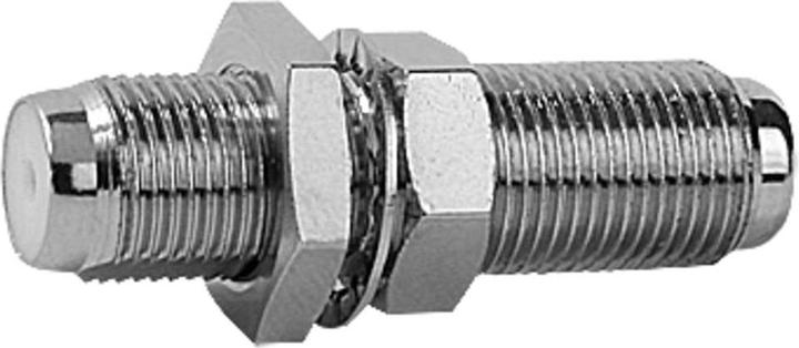 Immagine prodotto Telegärtner F Presa 75 Ohm, Bu-Bu, isolamento PTFE adatto al conduttore interno della spina Ø 0,54-1,06, HDTV T (Cavi antenna)