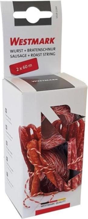 Produktbild Westmark 2 x Grill-/Bratenschnur rot-weiss, 60 m