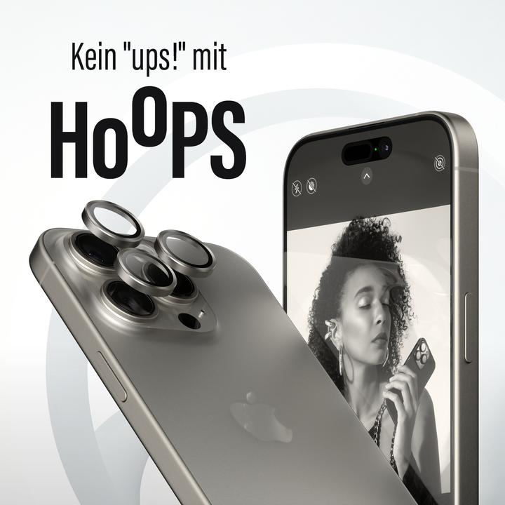 Image du produit PanzerGlass Hoops Camera Lens Protector (1 pièce(s), Apple iPhone 15 Pro, Apple iPhone 15 Pro Max)