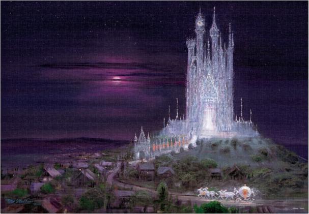 Image du produit Disney Puzzle Cendrillon 1000 pièces "Glass Castle" Special Art Collection (style toile) (1000 pièces)