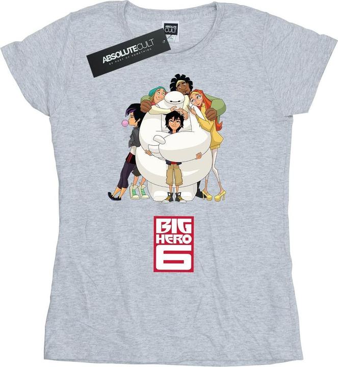 Actual product image Disney Womens/Ladies Big Hero 6 Baymax Hug Cotton T-Shirt (L)