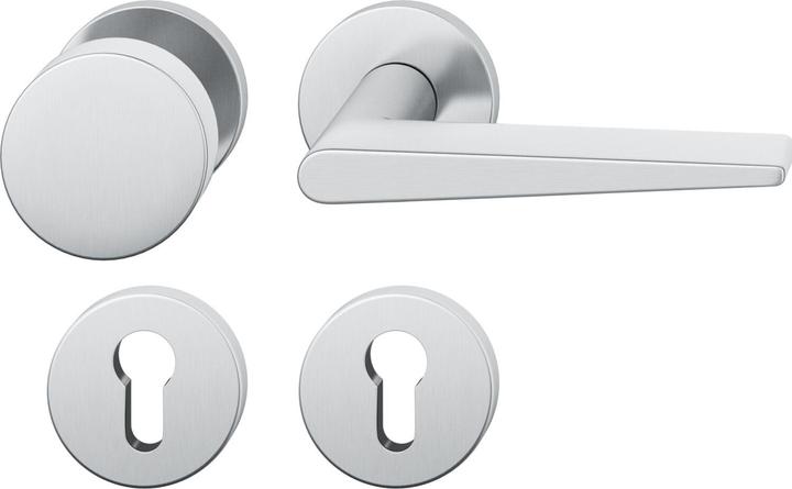 FSB Interchangeable set 12 1005 ASL on rose PZ, matt stainless steel (Door set)