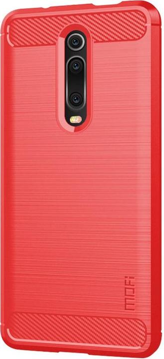 Produktbild Cover-Discount Silikon Gummi Case Metall Carbon Look (Xiaomi Mi 9T Pro)