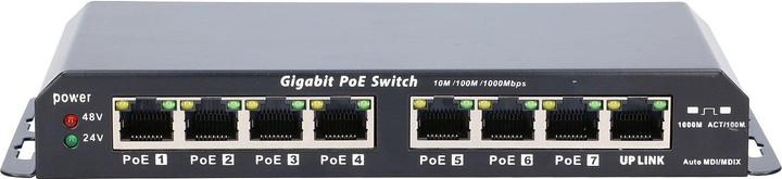 Image du produit Extralink EX.1025 network switch Unmanaged L2 Gigabit Ethernet (10/100/1000) Power over Ethernet (8 Ports)