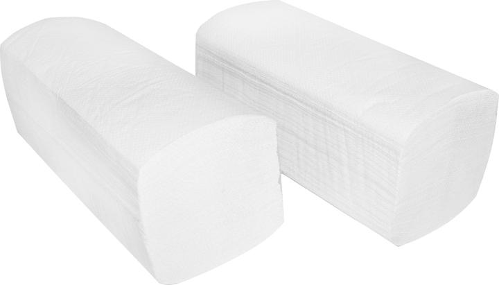 Schäfer Shop Papierhandtücher Zick-Zack-Falzung, 1-lagig, L 250 x B 230 mm, reissfest, 5000 Blatt,... (5000 x)