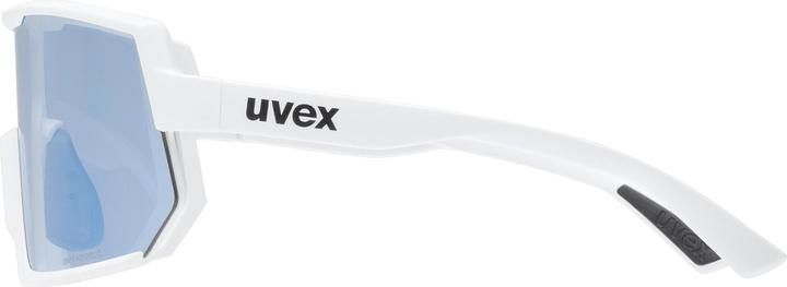 Actual product image Uvex Sports Sportstyle 235 V (White Matt, variomatic litemirror blue (S1-3))