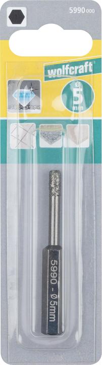 Produktbild wolfcraft Diamant Bohrer (5 mm)