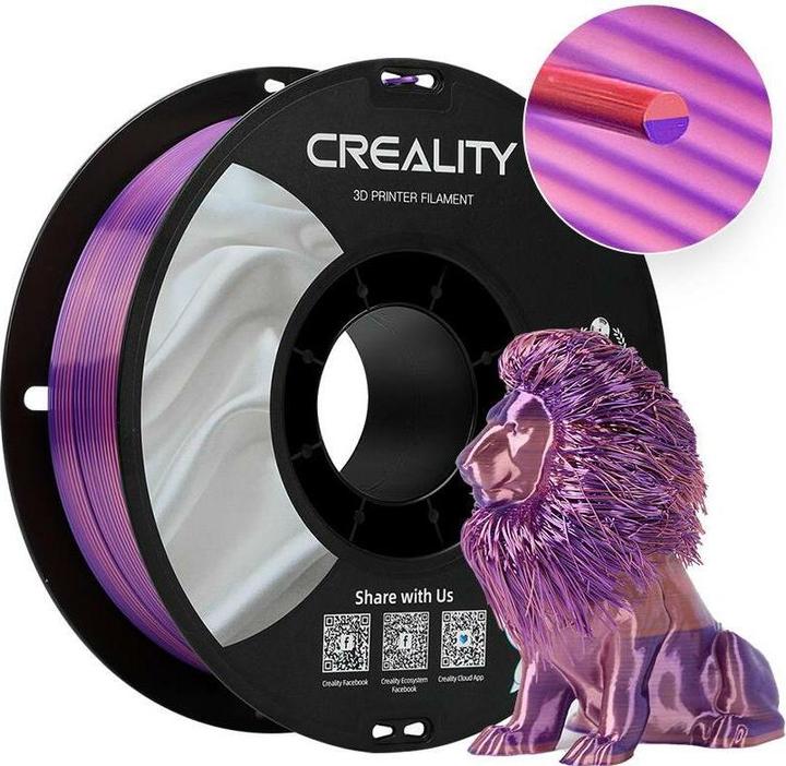 Creality CR-Seide (PLA, 1.75 mm, 1000 g, Violett)