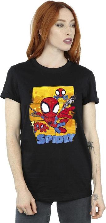 Immagine prodotto Spidey And His Amazing Friends Flying Maglietta Ampia Donna (XL)