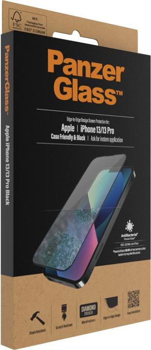 Actual product image PanzerGlass Display protection film (1 Piece, Apple iPhone 13)
