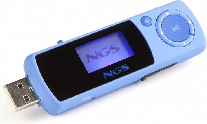 Produktbild NGS 4gb mp3 player. earhooks,neck strap & armband included (4 GB)