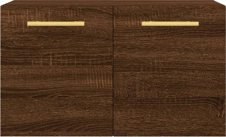 Produktbild VidaXL Wandschrank Braun Eichen-Optik 60x36,5x35cm Holzwerkstoff (60 x 36,5 x 35 cm)