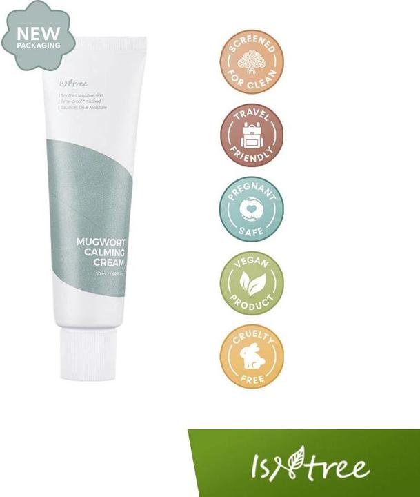 Produktbild Isntree Spot Saver Mugwort Cream (50 ml, 24h Creme, SPF 50+)