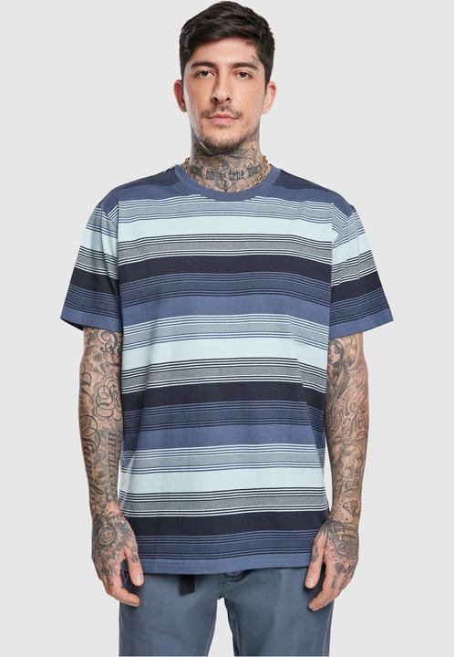 Actual product image Urban Classics Yarn Dyed Sunrise Stripe Tee (L)