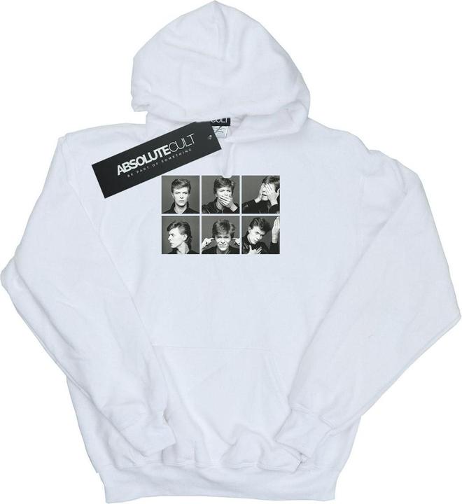 Immagine prodotto David Bowie Photo Collage Felpa con Cappuccio Donna (XL)