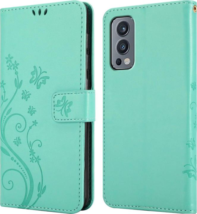 Immagine prodotto Cadorabo Copertina del libro a fiori (OnePlus Nord 2 5G)