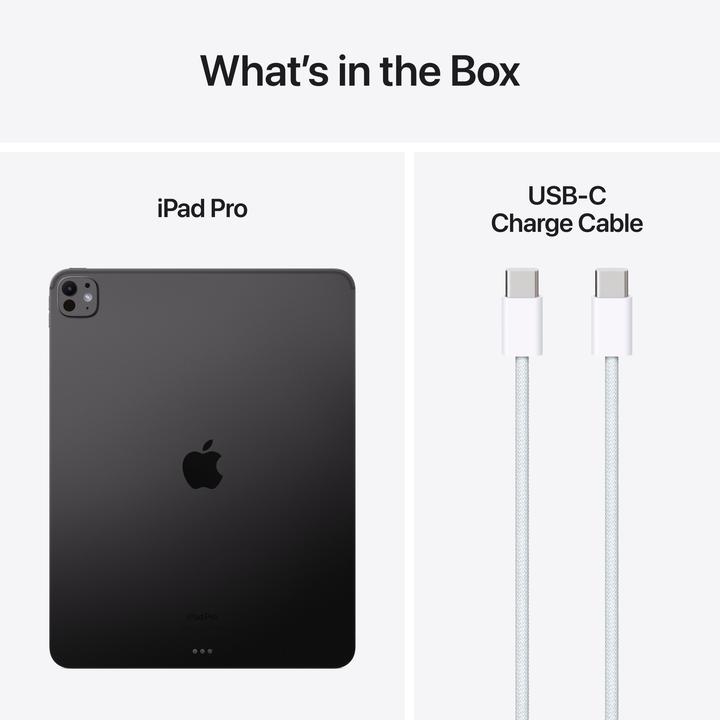 Produktbild Apple iPad Pro 13 2024 (M4) (nur WLAN, 13", 512 GB, Space Black)