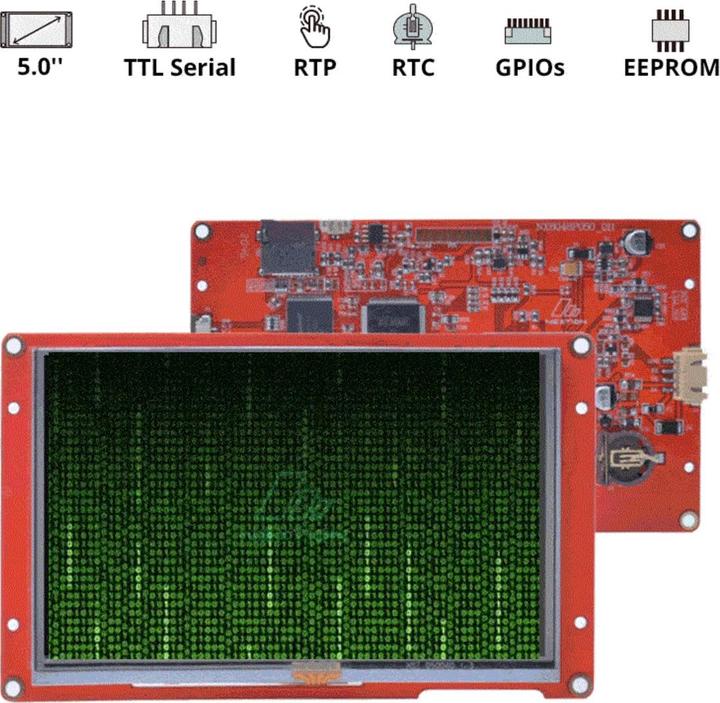 Image du produit Sonoff Nextion Intelligent 5 pouces 800x480 TFT Touch Display