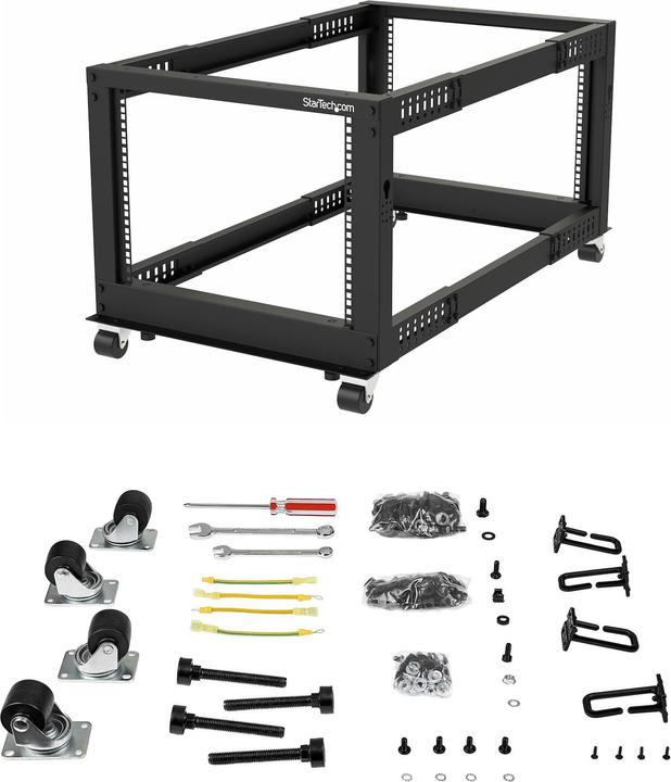 Actual product image StarTech 4POSTRACK8U (8 RU, 19 inch rack)