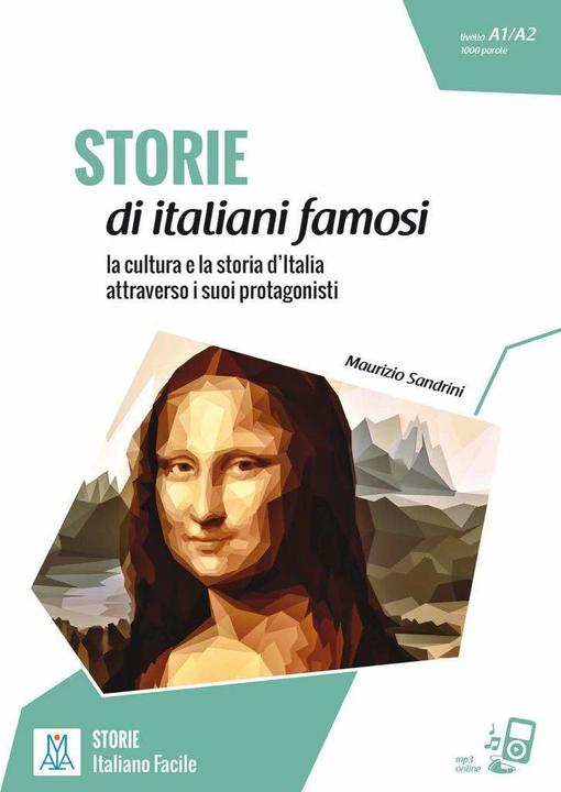 Immagine prodotto Storie di italiani famosi. Lettura + MP3 online (Italiano, Maurizio Sandrini, 2020)