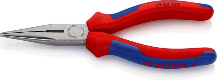 Knipex Flachrundzange mit Schneide (160 mm)