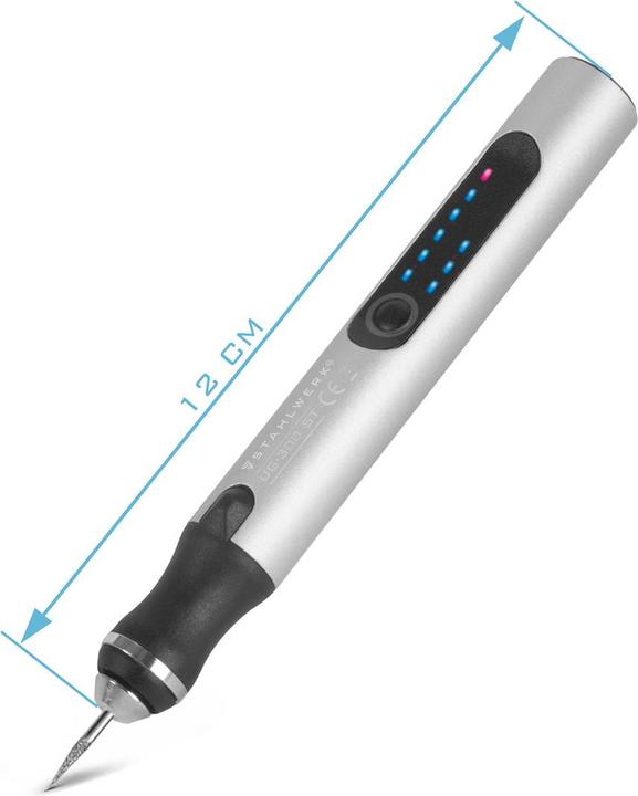 Produktbild DriSubt USB-Gravierstift UG-300 ST mit 8 W Akku-Gravierer | Gravurstift