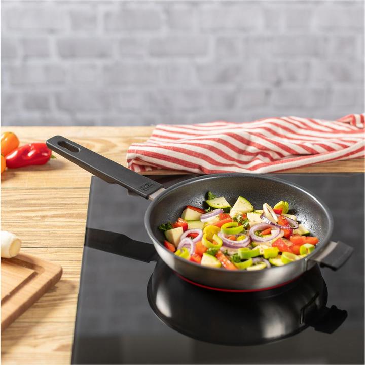 Actual product image Kuhn Rikon SMART & COMPACT Frying Pan Ø 28 cm (28 cm, Frying pan, Stainless steel)