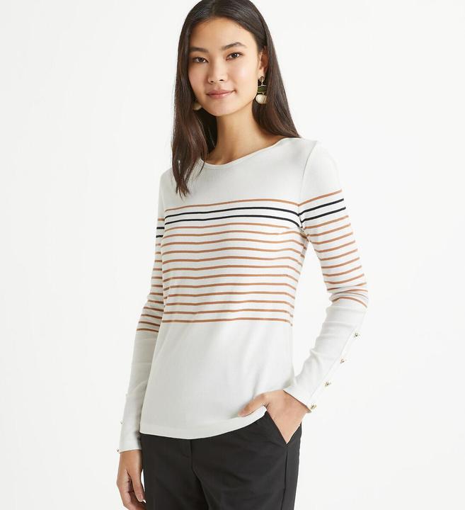 Immagine prodotto Anne Weyburn Camicia a righe a girocollo con maniche lunghe (40)