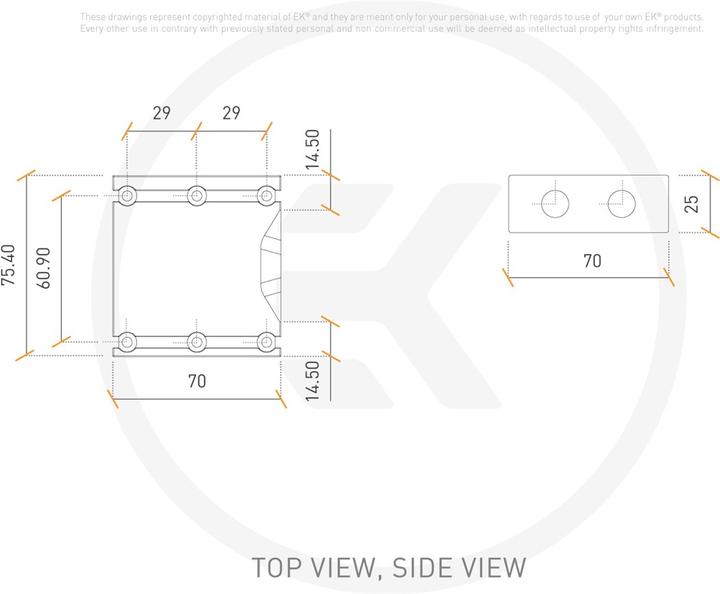 Actual product image EKWB EK-Scalar Dual 3-Slot