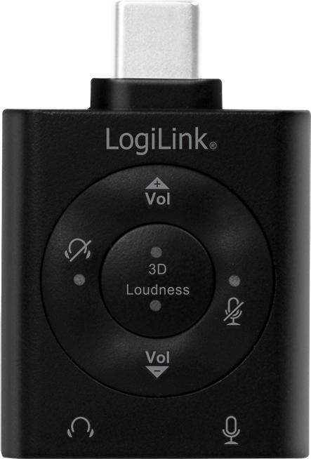 Immagine prodotto LogiLink Adattatore audio 1xUSB-C -> /F, virt.7.1 (USB-C)
