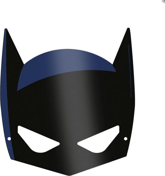 Image du produit Amscan 8 Masques Batman papier