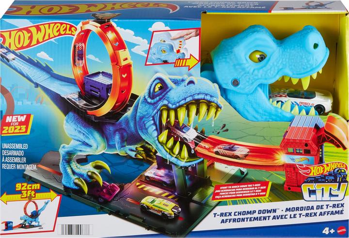 Produktbild Hot Wheels City T-Rex Looping-Bahn