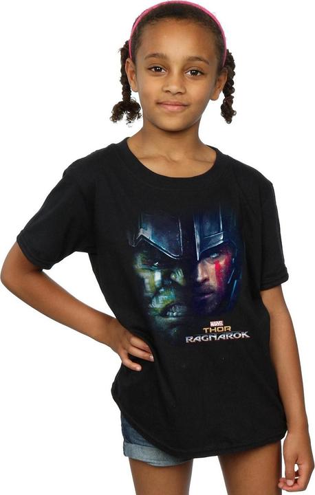 Produktbild Thor Ragnarok Hulk Split Face TShirt Mädchen (152, 158)