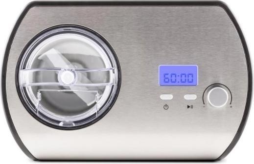 Klarstein Snowberry and Choc Ice Cream Maker 1.2l Keep-Cool Function Stainless SteelLook