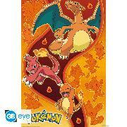 Actual product image GB Eye Pokemon - Fire type (91.5 x 61 cm)