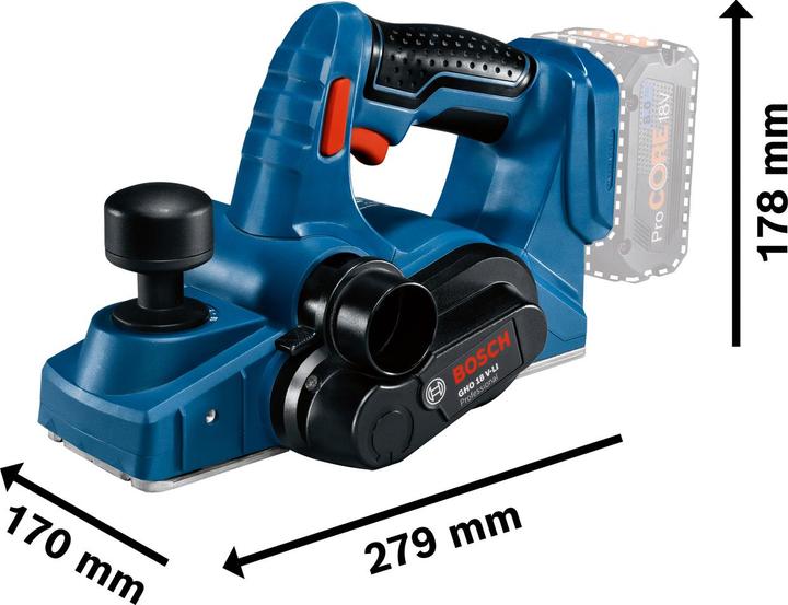 Bosch Professional Gho 18v-Li