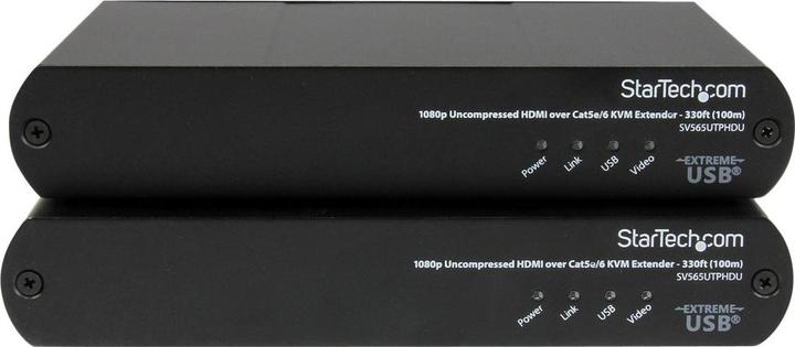 Image du produit StarTech USB HDMI sur Cat5e / 6 Extender console KVM avec vidéo 1080p non compressée - 100m - Cat5e Cat...
