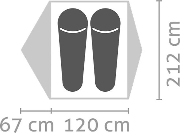 Actual product image Salewa Micra II (Dome tent, 2.30 kg, 2 persons)