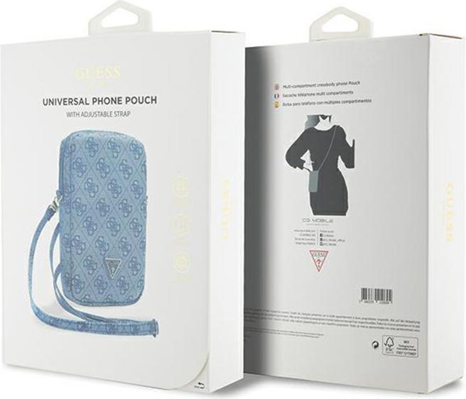 Immagine prodotto Guess Torebka GUWBZP4GFTSB niebieski/blu Triangolo Zip 4G