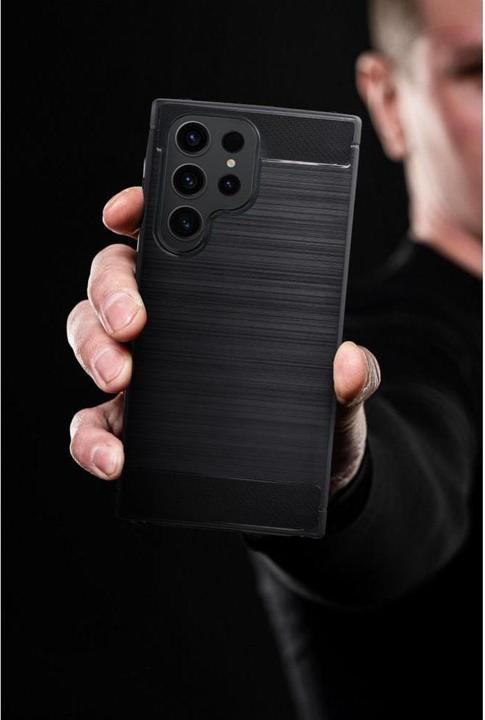 Actual product image NoName Other OEM CARBON case for SAMSUNG A20S black (Samsung Galaxy A20s)