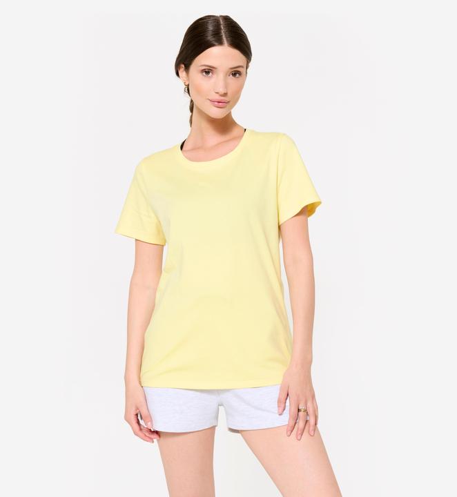 Domyos T-Shirt Damen - pastellgelb