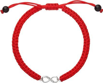 Actual product image Evolution Group Red Kabbalah Bracelet Infinity 13002.3 (L)