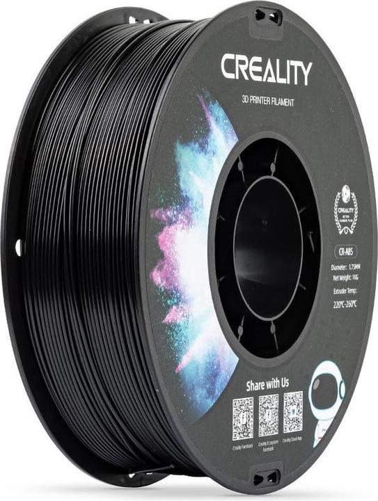 Produktbild Creality Filament ABS (ABS, 1.75 mm, 1000 g, Schwarz)
