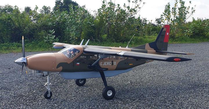 Actual product image Seagull Models cessna 208 grand caravan ex 85" 45cc "military" (Scale Helicopter)
