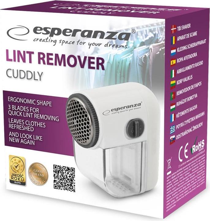 Image du produit Esperanza ECS003E Rasoir blanc pour vêtements