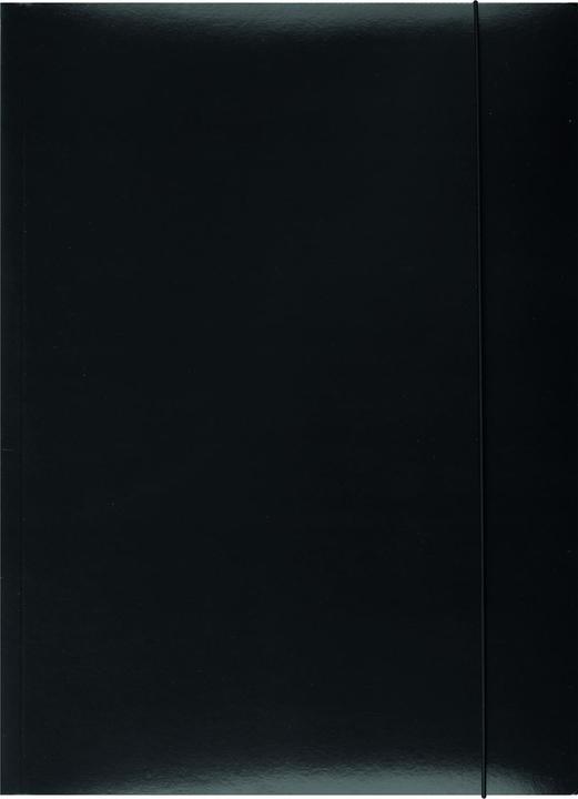 Produktbild Office Products Sammelmappe, karton/lack, a4, 350g/m2, 3 klappen, schwarz (A4, 1 x)